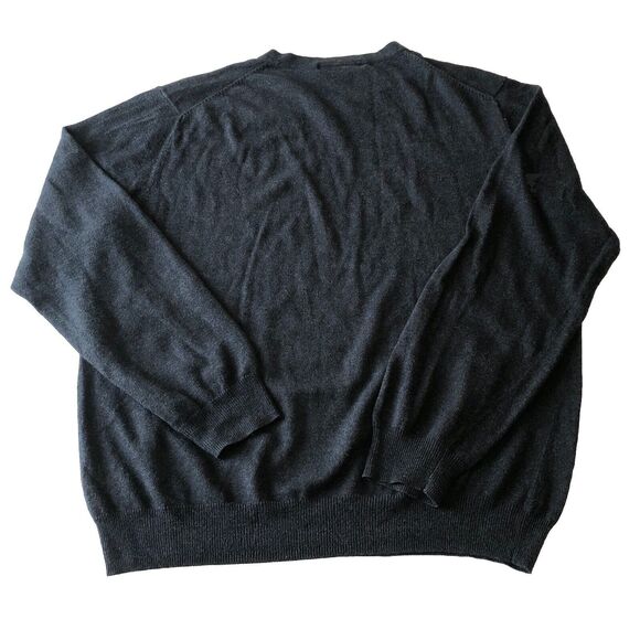 Sebastian Cooper Men’s Cotton Cashmere Blend V-Neck Pullover Sweater Size Large - Picture 2 of 11